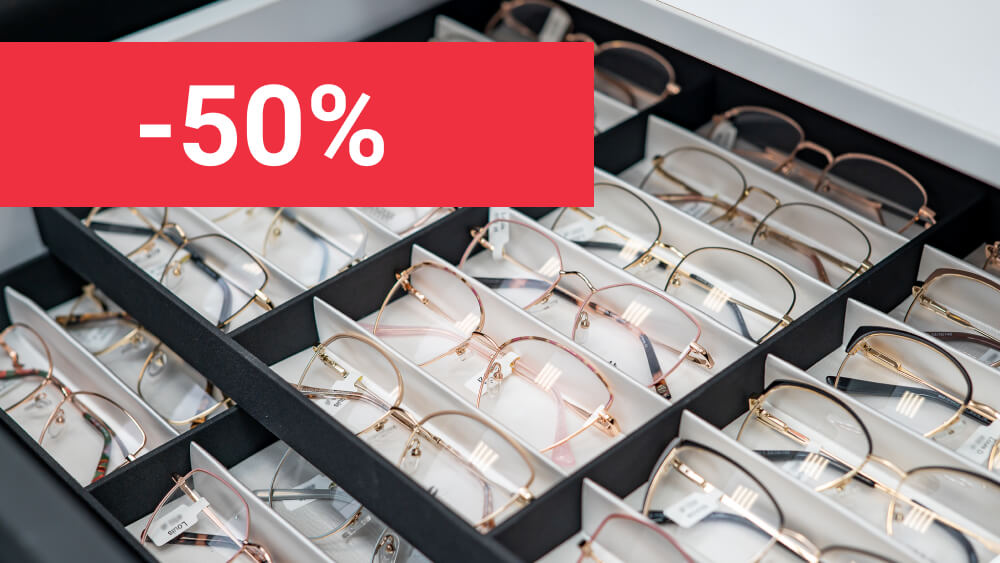 promocja okulary -50%